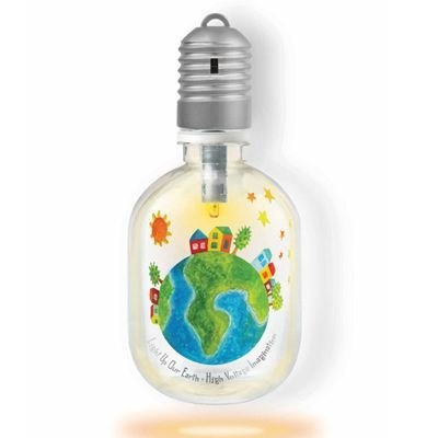 Recykling - lampka z butelki