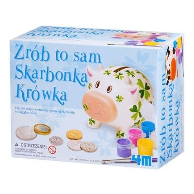 Skarbonka krówka - zrób to sam Skarbonka krówka - zrób to sam