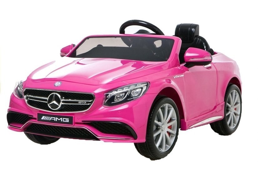 Auto Na Akumulator Mercedes S63 AMG Pilot Różowy Auto Na Akumulator Mercedes S63 AMG Pilot Różowy