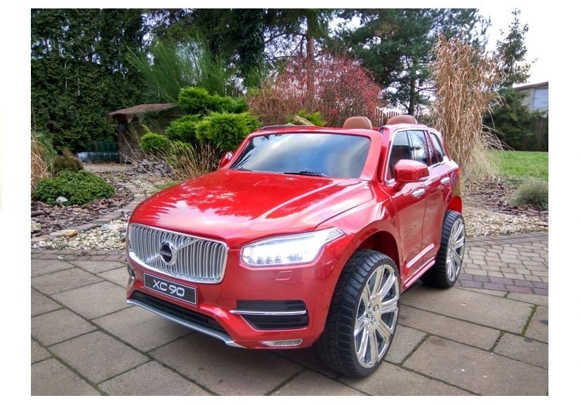 Auto Na Akumulator VOLVO XC90 Czerwone Lakierowane Auto Na Akumulator VOLVO XC90 Czerwone Lakierowane