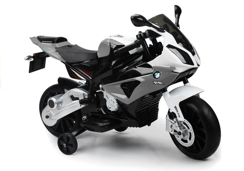 Motocykl Motor na akumulator BMW S1000RR Srebrny Motocykl Motor na akumulator BMW S1000RR Srebrny