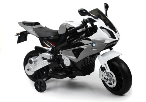Motocykl Motor na akumulator BMW S1000RR Srebrny Motocykl Motor na akumulator BMW S1000RR Srebrny