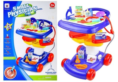 Zestaw Małego Lekarza na Wózku 27 elementów Zestaw Małego Lekarza na Wózku 27 elementów