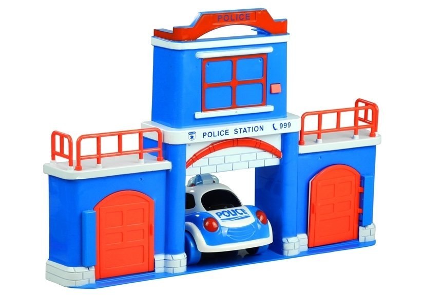 Zestaw Posterunek Policji Samochód Policyjny Zestaw Posterunek Policji Samochód Policyjny