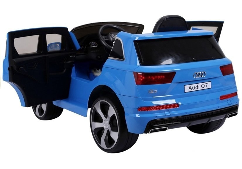 Auto Na Akumulator Audi Q7 S Niebieskie Lakierowane Auto Na Akumulator Audi Q7 S Niebieskie Lakierowane