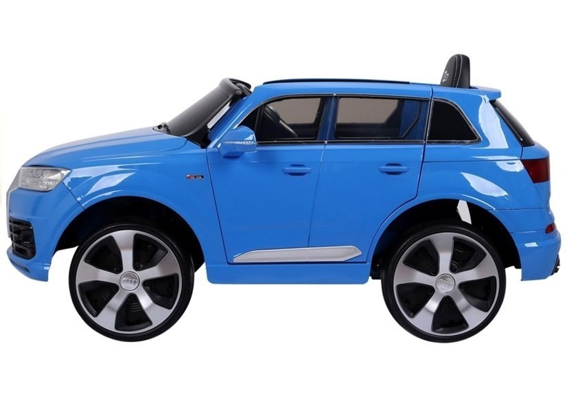 Auto Na Akumulator Audi Q7 S Niebieskie Lakierowane Auto Na Akumulator Audi Q7 S Niebieskie Lakierowane