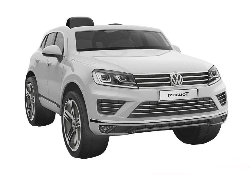Auto Na Akumulator Volkswagen Touareg Srebrny Lakier Auto Na Akumulator Volkswagen Touareg Srebrny Lakier