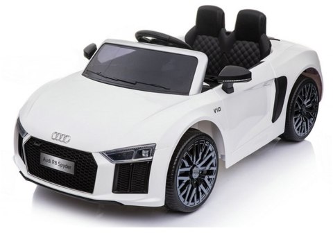 Auto na Akumulator Audi R8 Spyder Biały Auto na Akumulator Audi R8 Spyder Biały