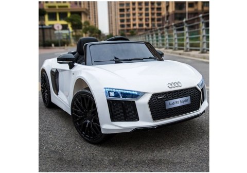 Auto na Akumulator Audi R8 Spyder Biały Auto na Akumulator Audi R8 Spyder Biały