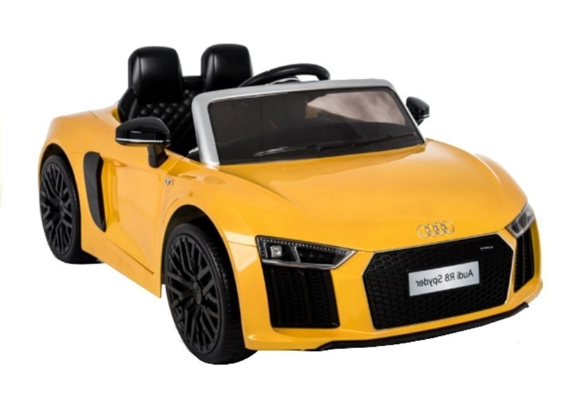 Auto na Akumulator Audi R8 Spyder Żółty Auto na Akumulator Audi R8 Spyder Żółty