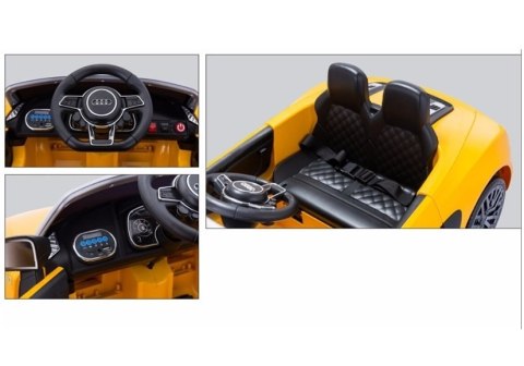 Auto na Akumulator Audi R8 Spyder Żółty Auto na Akumulator Audi R8 Spyder Żółty