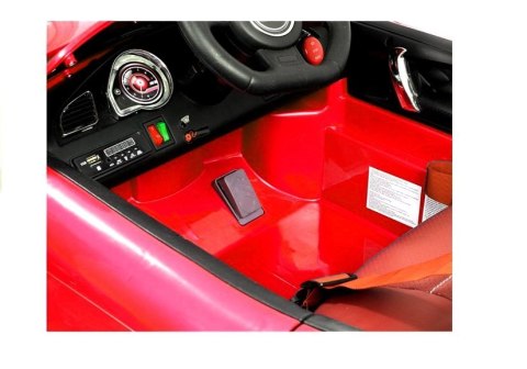 Auto na Akumulator Cabrio z Daszkiem Czerwony Auto na Akumulator Cabrio z Daszkiem Czerwony