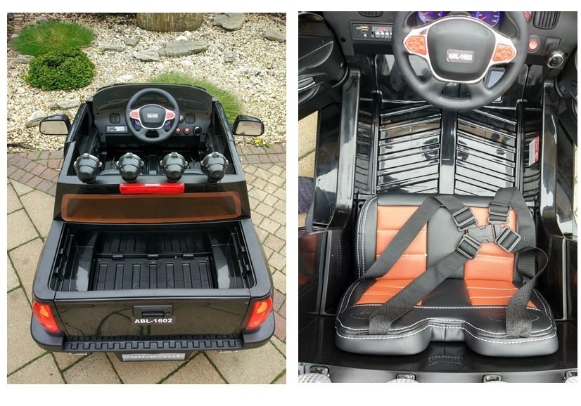 Auto na Akumulator Jeep Czarny ABL-1602 Auto na Akumulator Jeep Czarny ABL-1602