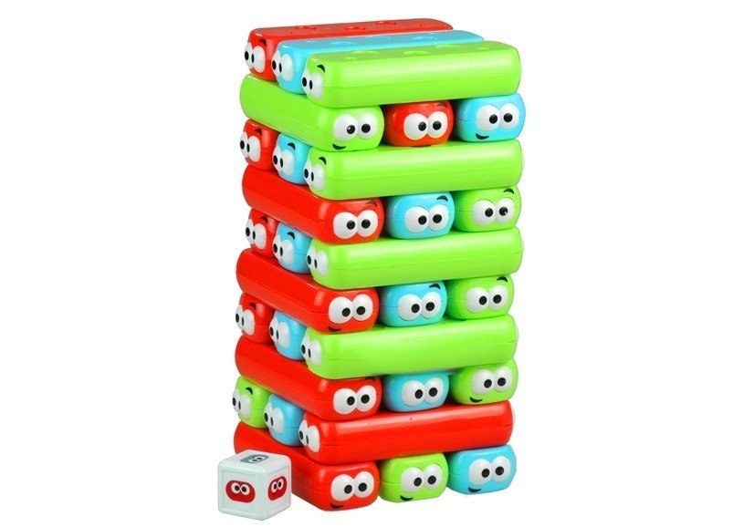 Gra Zręcznościowa Wieża Jenga z Klockami Robakami Gra Zręcznościowa Wieża Jenga z Klockami Robakami