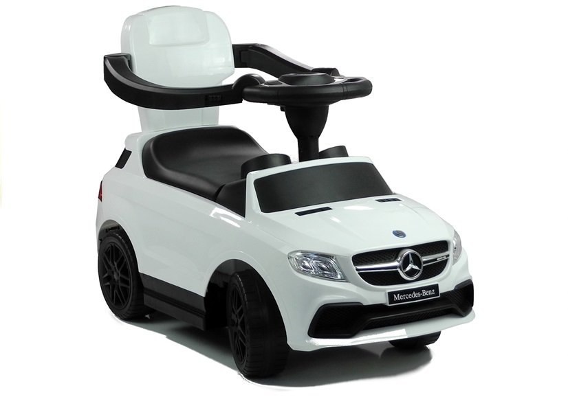 Jeździk Mercedes z Pchaczem Biały 3288 Jeździk Mercedes z Pchaczem Biały 3288