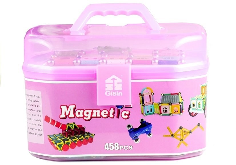 Klocki Magnetyczne W Pudełku 458 Elementów Klocki Magnetyczne W Pudełku 458 Elementów