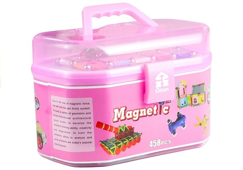 Klocki Magnetyczne W Pudełku 458 Elementów Klocki Magnetyczne W Pudełku 458 Elementów
