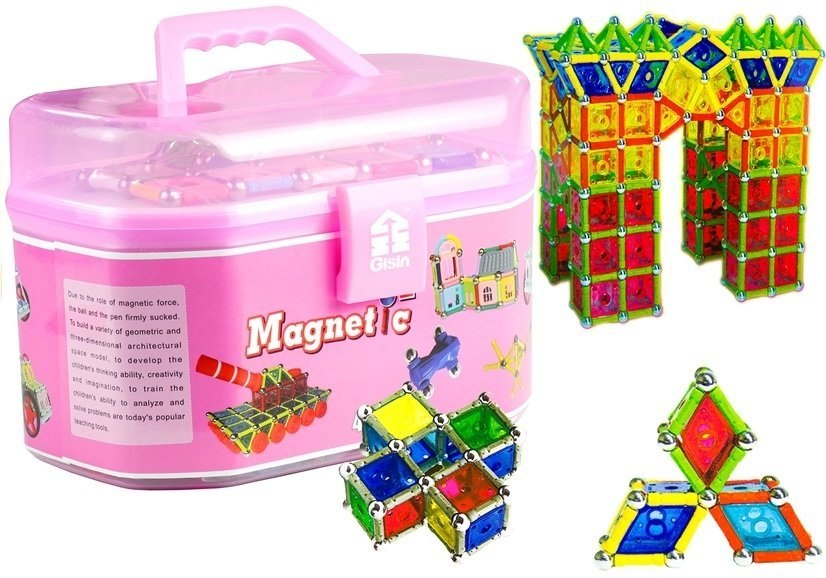Klocki Magnetyczne W Pudełku 458 Elementów Klocki Magnetyczne W Pudełku 458 Elementów