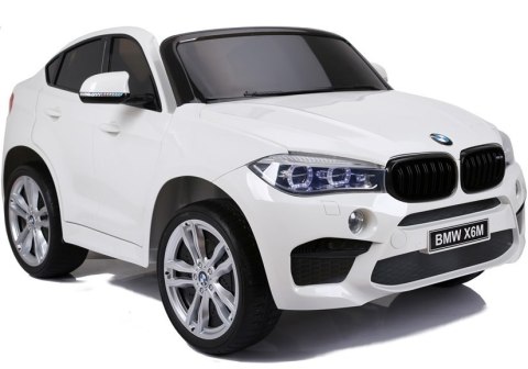 Auto Na Akumulator NOWE BMW X6M Białe Auto Na Akumulator NOWE BMW X6M Białe