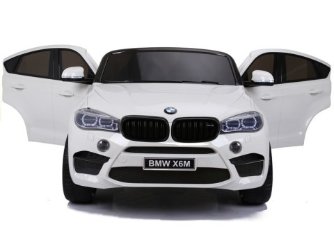 Auto Na Akumulator NOWE BMW X6M Białe Auto Na Akumulator NOWE BMW X6M Białe