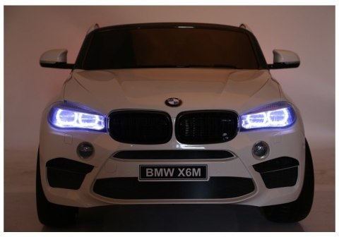 Auto Na Akumulator NOWE BMW X6M Białe Auto Na Akumulator NOWE BMW X6M Białe