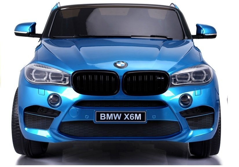 Auto Na Akumulator NOWE BMW X6M Niebieskie Lakierowane Auto Na Akumulator NOWE BMW X6M Niebieskie Lakierowane