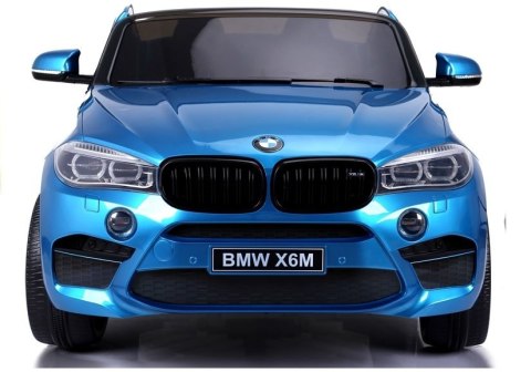 Auto Na Akumulator NOWE BMW X6M Niebieskie Lakierowane Auto Na Akumulator NOWE BMW X6M Niebieskie Lakierowane