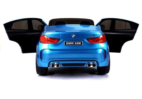Auto Na Akumulator NOWE BMW X6M Niebieskie Lakierowane Auto Na Akumulator NOWE BMW X6M Niebieskie Lakierowane
