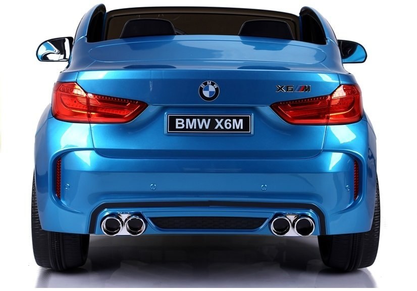 Auto Na Akumulator NOWE BMW X6M Niebieskie Lakierowane Auto Na Akumulator NOWE BMW X6M Niebieskie Lakierowane