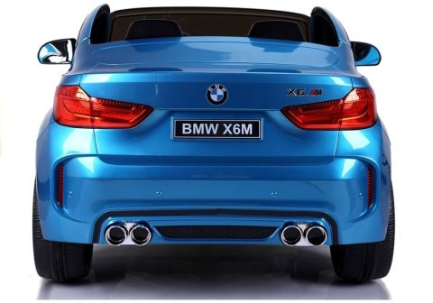 Auto Na Akumulator NOWE BMW X6M Niebieskie Lakierowane Auto Na Akumulator NOWE BMW X6M Niebieskie Lakierowane