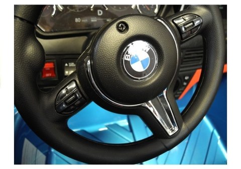 Auto Na Akumulator NOWE BMW X6M Niebieskie Lakierowane Auto Na Akumulator NOWE BMW X6M Niebieskie Lakierowane