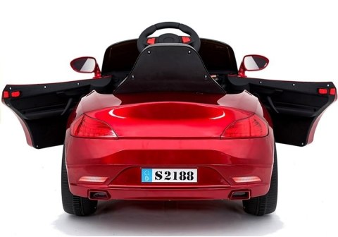 Auto na Akumulator S2188 Czerwone Lakierowane Auto na Akumulator S2188 Czerwone Lakierowane