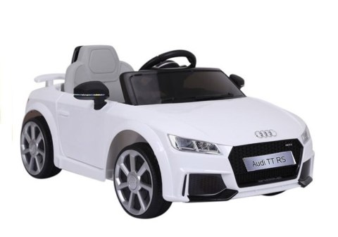 Auto na akumulator Audi TT RS Quattro Białe Auto na akumulator Audi TT RS Quattro Białe