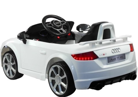 Auto na akumulator Audi TT RS Quattro Białe Auto na akumulator Audi TT RS Quattro Białe