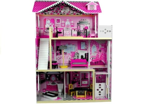 Drewniany Domek dla Lalek 121cm Willa Drewniany Domek dla Lalek 121cm Willa