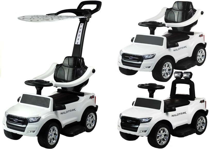 Jeździk Ford Ranger Wildtrak z Daszkiem Biały Jeździk Ford Ranger Wildtrak z Daszkiem Biały