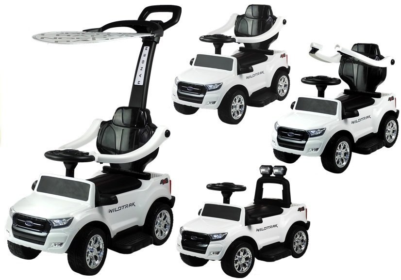 Jeździk Ford Ranger Wildtrak z Daszkiem Biały Jeździk Ford Ranger Wildtrak z Daszkiem Biały
