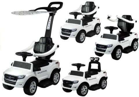 Jeździk Ford Ranger Wildtrak z Daszkiem Biały Jeździk Ford Ranger Wildtrak z Daszkiem Biały