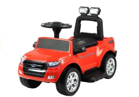 Jeździk Ford Ranger Wildtrak z Pchaczem Czerwony Jeździk Ford Ranger Wildtrak z Pchaczem Czerwony