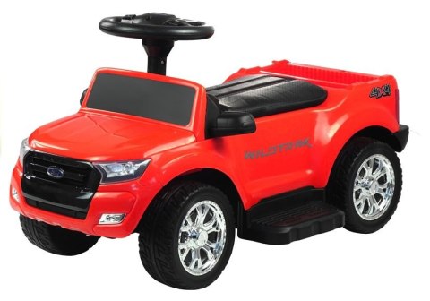 Jeździk Ford Ranger Wildtrak z Pchaczem Czerwony Jeździk Ford Ranger Wildtrak z Pchaczem Czerwony