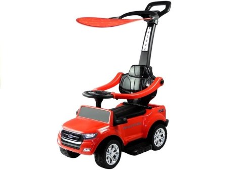 Jeździk Pchacz Ford Ranger z Daszkiem Czerwony Jeździk Pchacz Ford Ranger z Daszkiem Czerwony