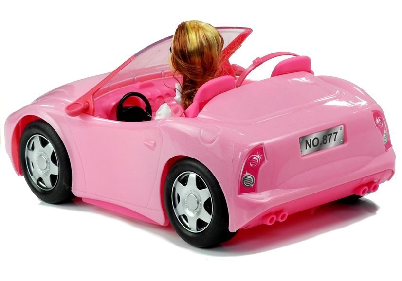 Lalka w Podróży Kabrioletem Auto dla Lalki Lalka w Podróży Kabrioletem Auto dla Lalki