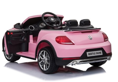 Auto Na Akumulator Volkswagen Beetle Dune Różowy Auto Na Akumulator Volkswagen Beetle Dune Różowy
