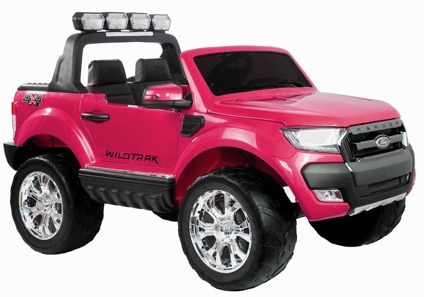Auto na akumulator Ford Ranger 4x4 Różowy Lakier LCD Auto na akumulator Ford Ranger 4x4 Różowy Lakier LCD