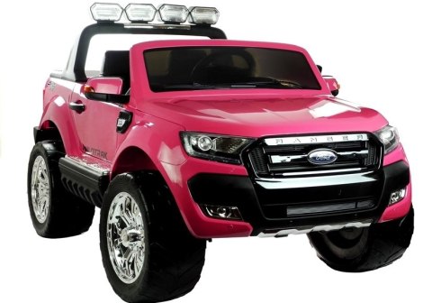 Auto na akumulator Ford Ranger 4x4 Różowy Lakier LCD Auto na akumulator Ford Ranger 4x4 Różowy Lakier LCD