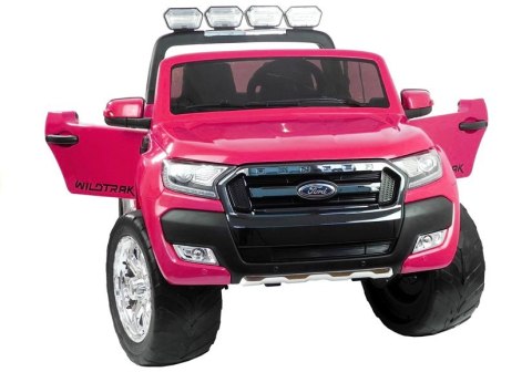 Auto na akumulator Ford Ranger 4x4 Różowy Lakier LCD Auto na akumulator Ford Ranger 4x4 Różowy Lakier LCD