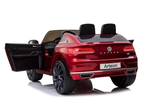 Auto na Akumulator Volkswagen Arteon Czerwony Lakierowany Auto na Akumulator Volkswagen Arteon Czerwony Lakierowany