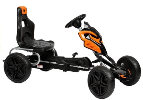 Gokart GM504 EVA Pomarańczowo-Czarny Gokart GM504 EVA Pomarańczowo-Czarny
