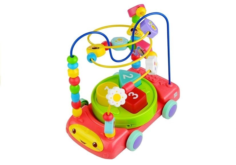 Kolorowa Przeplatanka 3 w 1 Sorter Muzyczne Autko Kolorowa Przeplatanka 3 w 1 Sorter Muzyczne Autko