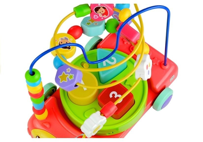 Kolorowa Przeplatanka 3 w 1 Sorter Muzyczne Autko Kolorowa Przeplatanka 3 w 1 Sorter Muzyczne Autko
